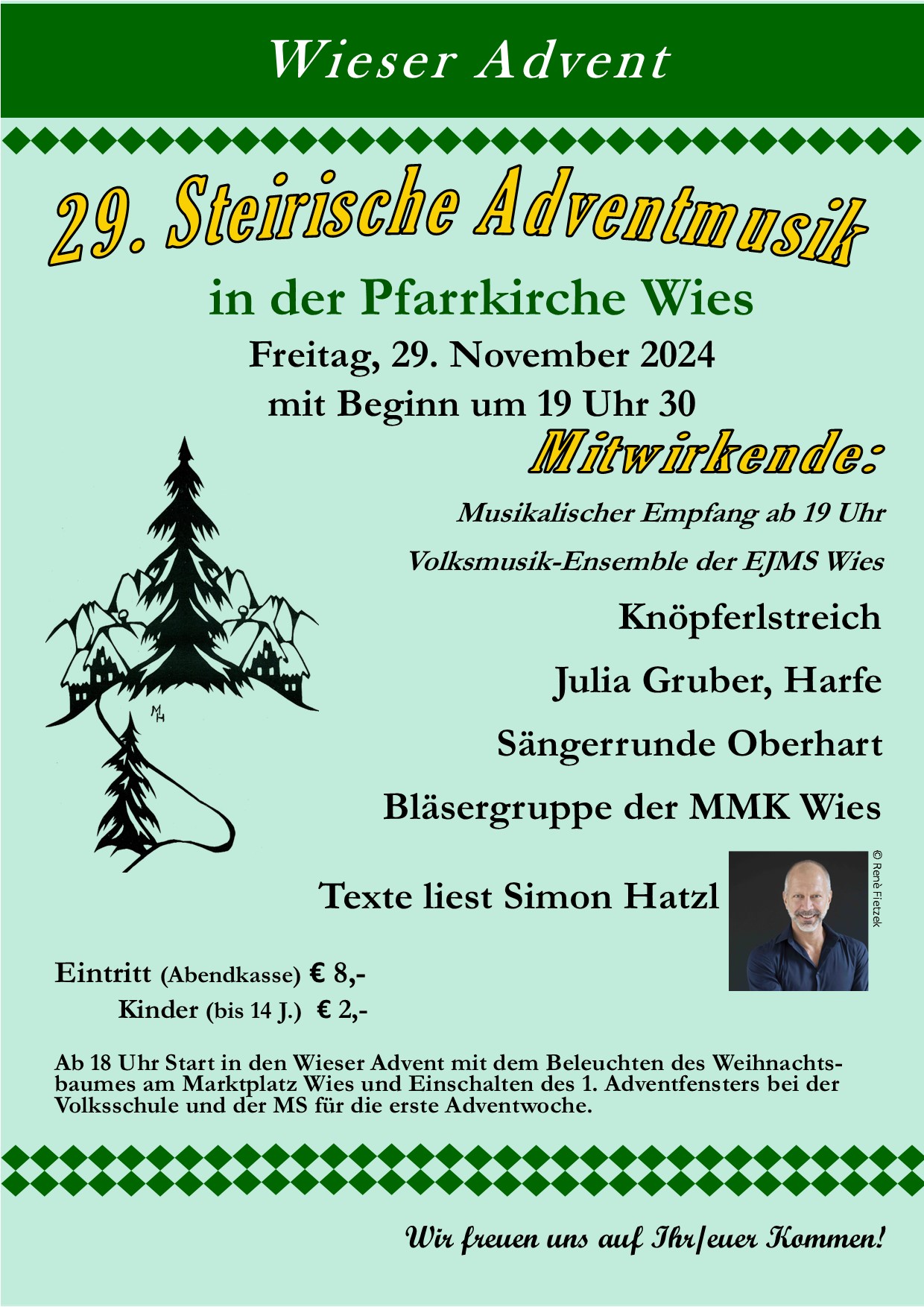 Programm der 29. Adventmusik