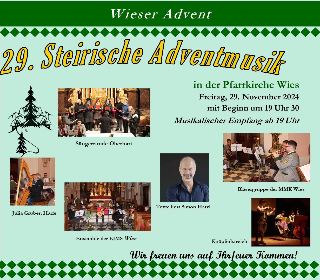 Programm der 29. Adventmusik